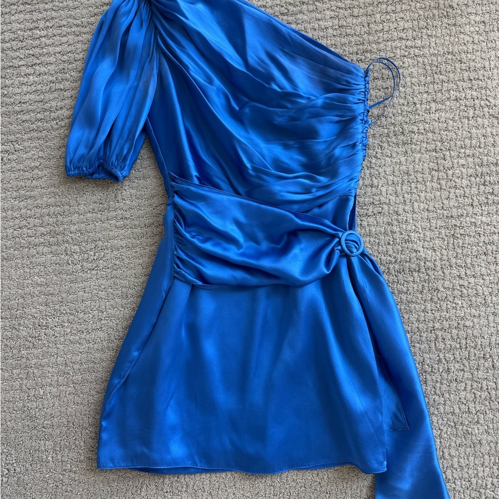 Amanda Uprichard Bexley Dress in Royal Blue